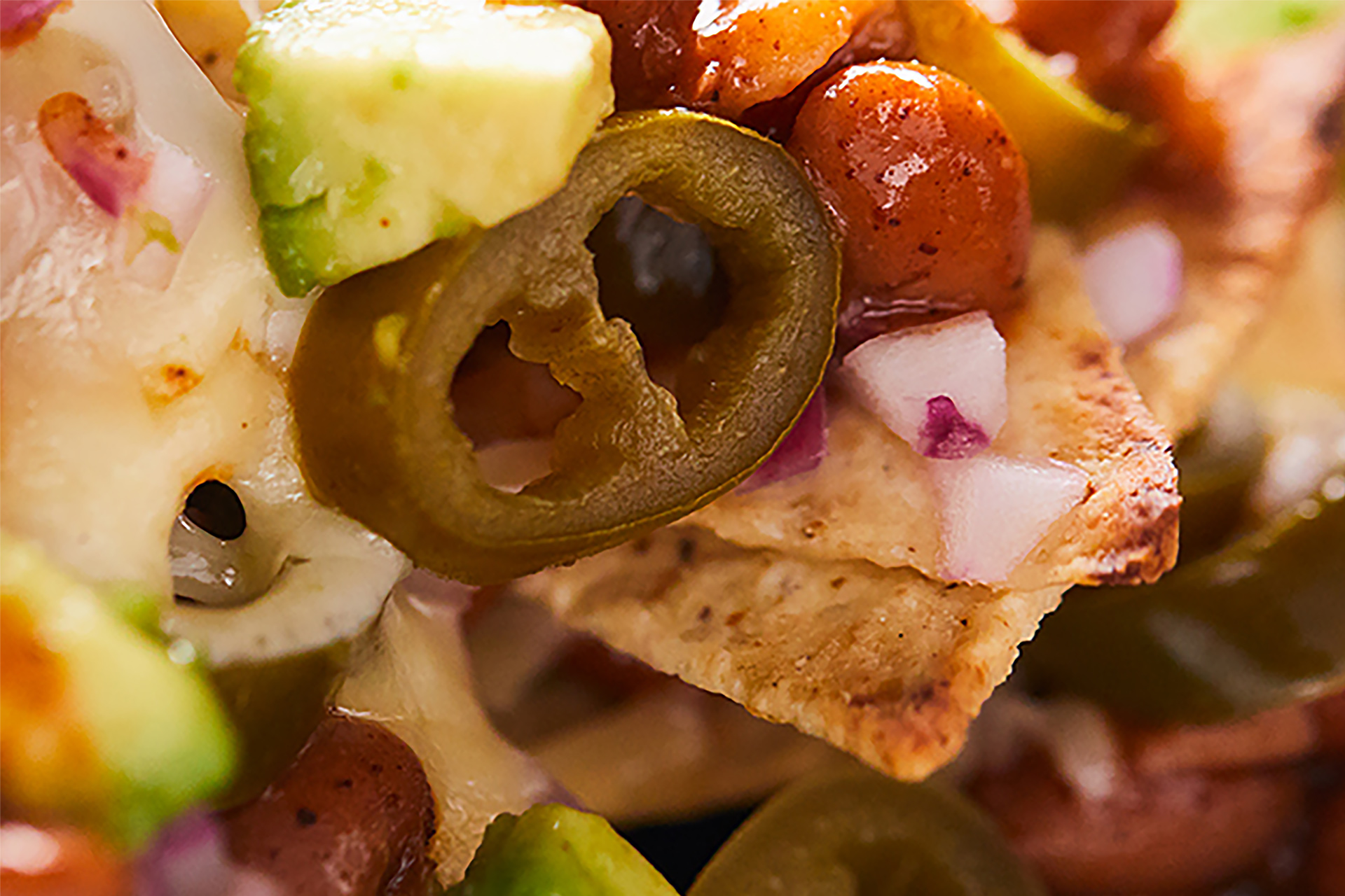 BUSH’S® BAKED BEAN & SOUTHWESTERN STYLE PINTO BEAN NACHOS BUSH’S® Beans