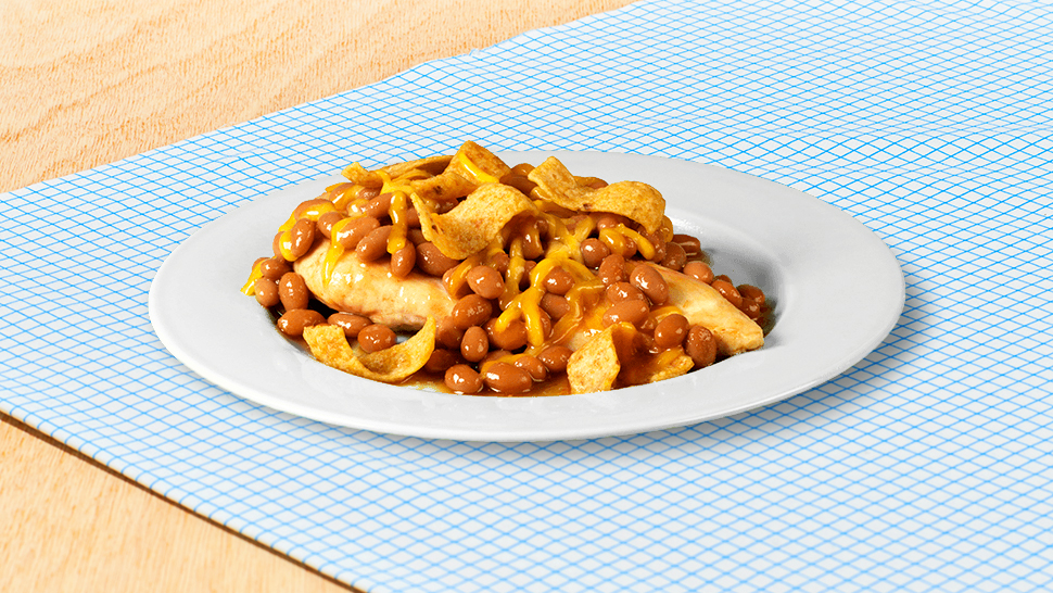 BUSH’S® HOMESTYLE CHEESY CHICKEN BAKE BUSH’S® Beans